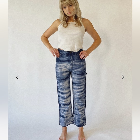 NEW Lykke wullf indigo dyed painter pants 00 - Picture 11 of 11
